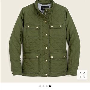 J Crew Quilted downtown jacket